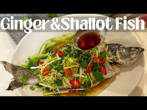Easy Chinese Steamed Fish Recipe with Ginger and Shallot | Delicious Home Cooking