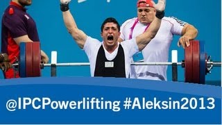 preview picture of video 'Powerlifting - men's -88kg - 2013 IPC Powerlifting European Open Championships Aleksin'