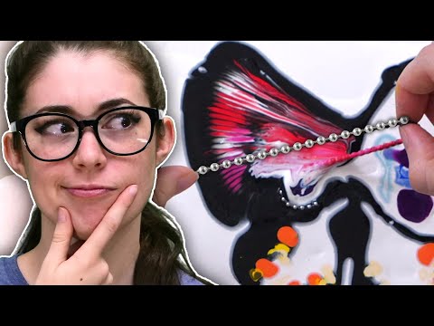 Beginners Try 3 Chain Pull Art Techniques (in real time)