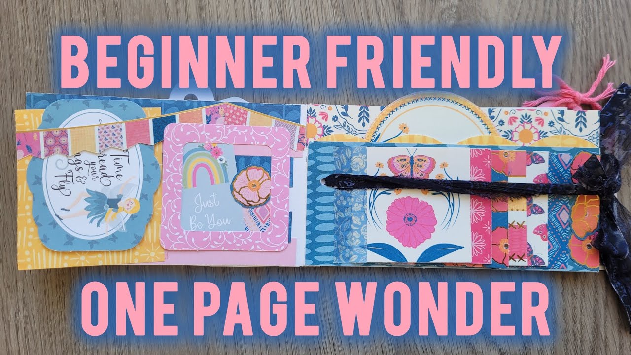 Beginner Friendly, Quick & Easy One Page Wander | Base Tutorial| DIY Craft