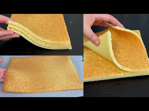 Joconde Biscuit! The Base of All Your Cakes! The Simple and Perfect Recipe!