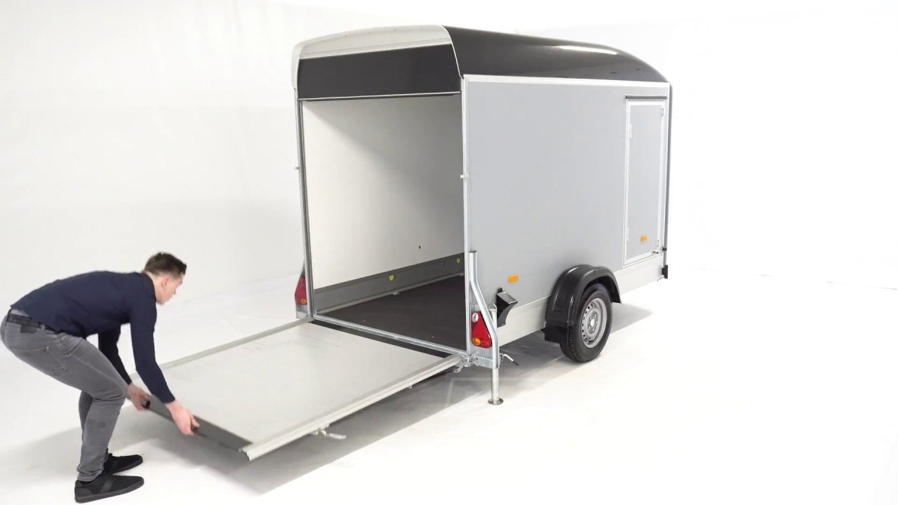 Easyline Gesloten aanhangwagen enkelas 302x150x197cm 1400kg PPL video