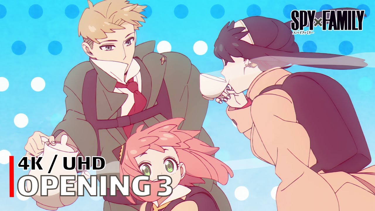 Spy x Family - Opening 3 【Kura Kura】 4K / UHD Creditless | CC