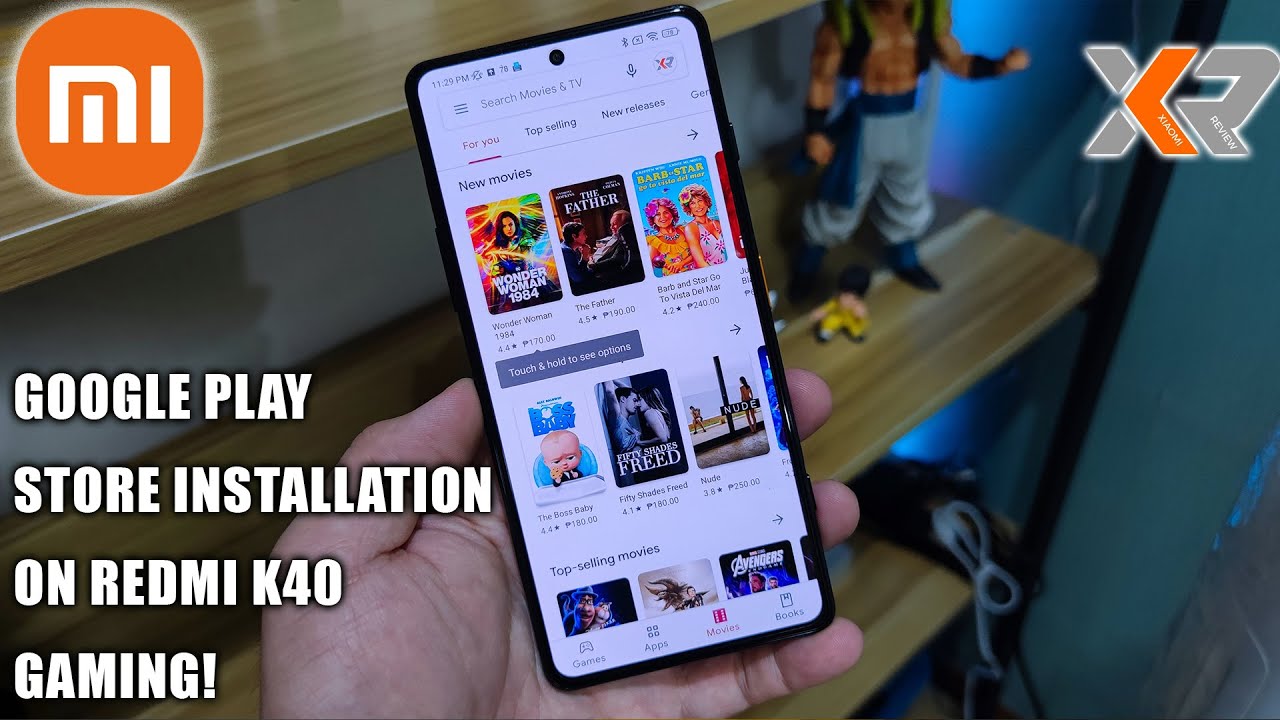 HOW TO INSTALL GOOGLE PLAY STORE ON THE REDMI K40 GAMING
