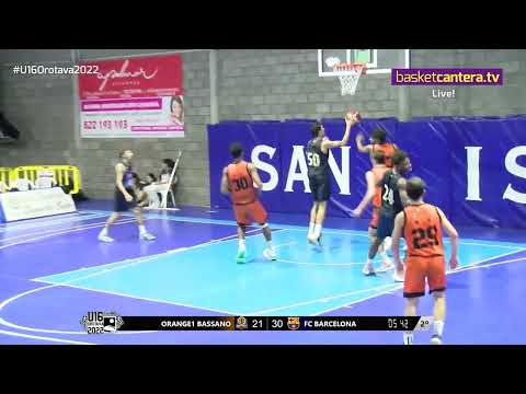 MAIKCOL PÉREZ ('07) 15 pts. 20 Val. en 15 min. MVP en "Orange1 Bassano-Barça". U16Orotava2022