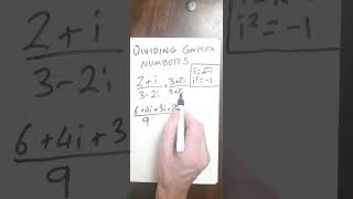 Divide a Complex Number #complexnumbers #furthermaths #mathstrick  #maths  #algebratricks  #calc3