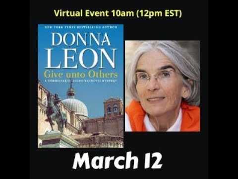 Donna Leon discusses Give Unto Death