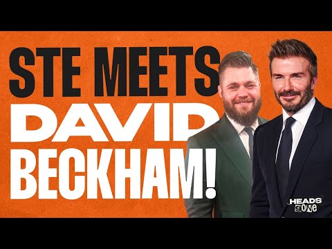 Ste meets David Beckham | What are the Best Sports Kits of All Time? Heads Gone Podcast