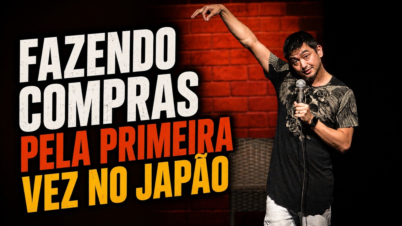 FAZENDO COMPRAS PELA PRIMEIRA VEZ NO JAPÃO | André Santi | Stand Up Comedy