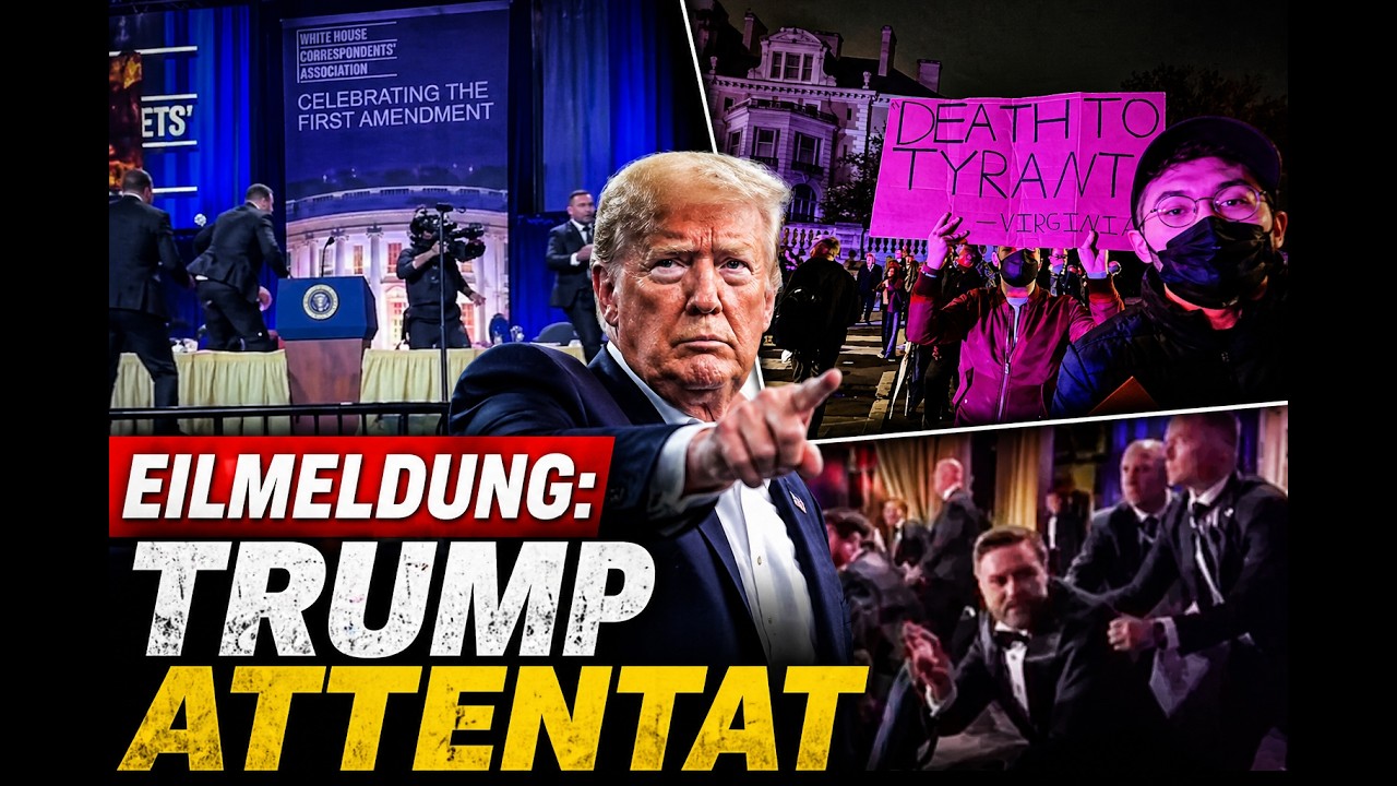 Demonstranten vor der Veranstaltung | Was ist bekannt und wer war der Attentäter?