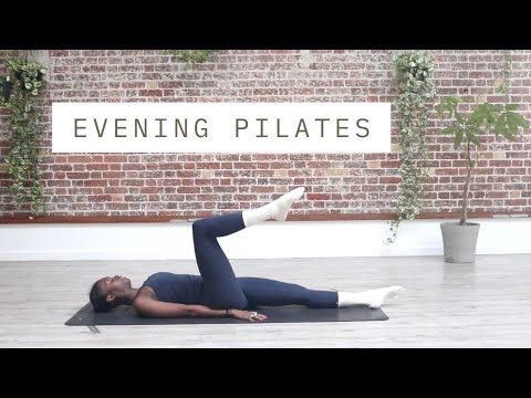 20 MIN EVENING PILATES TO RELAX AND FEEL CALM - EASY AT HOME WORKOUT