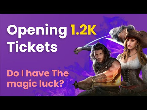 Opening 1.2k super recruitment tickets 😱 do I have magic luck or not? - Rise of Empires