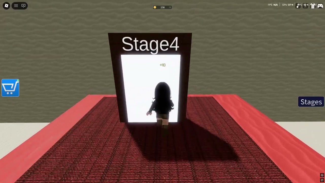 Escape Running Head Roblox Gameplay No deaths stage 1-6 || Roblox