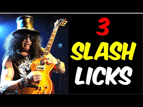 3 Slash Licks - Master These Famous (and Exciting) Slash Licks Now!