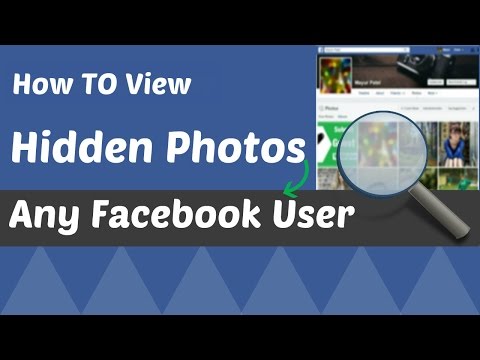 how to view hidden photos in facebook for any facebook user Video