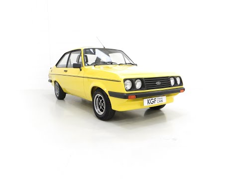 A Genuine Ford Escort Mk2 RS2000 Pre Custom in Splendid Restored Condition - SOLD!