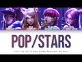 K/DA - POP/STARS (Feat. Madison Beer, (G)I-DLE, Jaira Burns) (Color Coded Lyrics Han/Rom/Eng/가사)