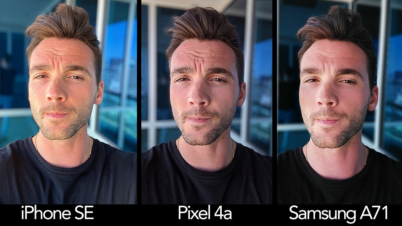 Google Pixel 4a vs iPhone SE vs Samsung Galaxy A71 Camera Comparison Test!