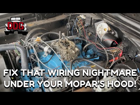 How To Replace The Engine Wiring Harness In A Classic Mopar (1967 Dodge Coronet 500 Project Update)