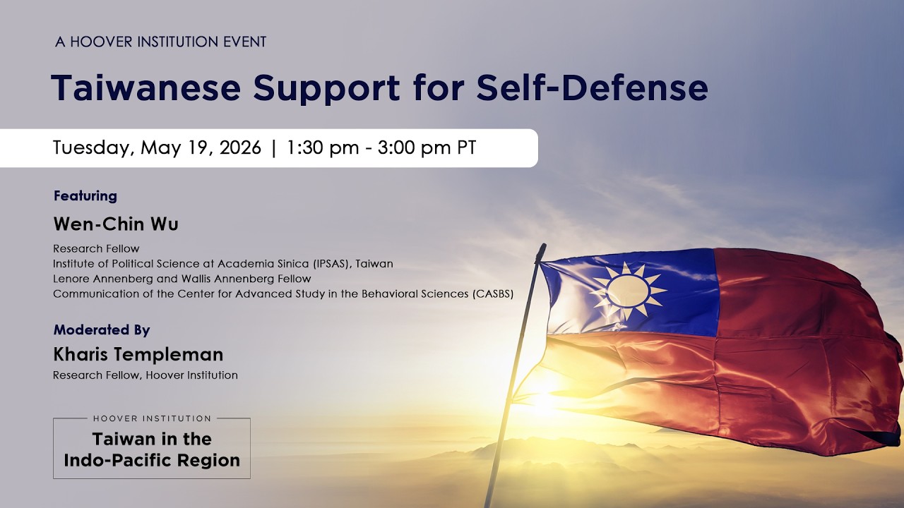 Taiwanese Support For Self-Defense | Hoover Institution