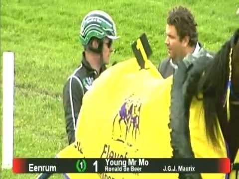 Young Mr Mo & Ronald de Beer winnen krs.8 "Flevofarm Stayerskampioenschap" - Eenrum 11 mei 2012