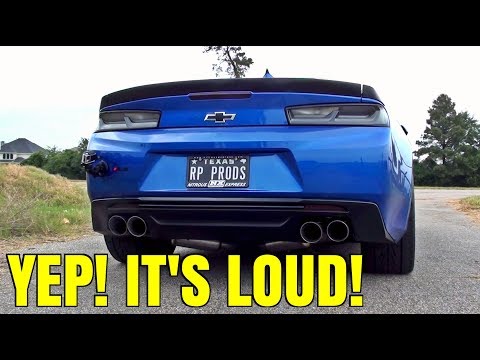 Camaro SS MBRP Axle-Back w/ Secondary Cat Delete [Full Exhaust Video]