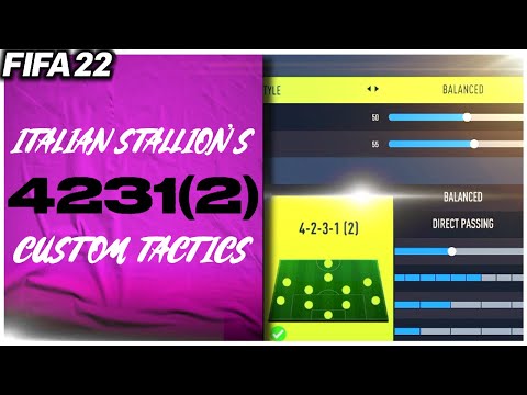 Why Italian Stallion's 4231(2) Tactics Are The Best In FIFA 22 // FIFA 22 Ultimate Team