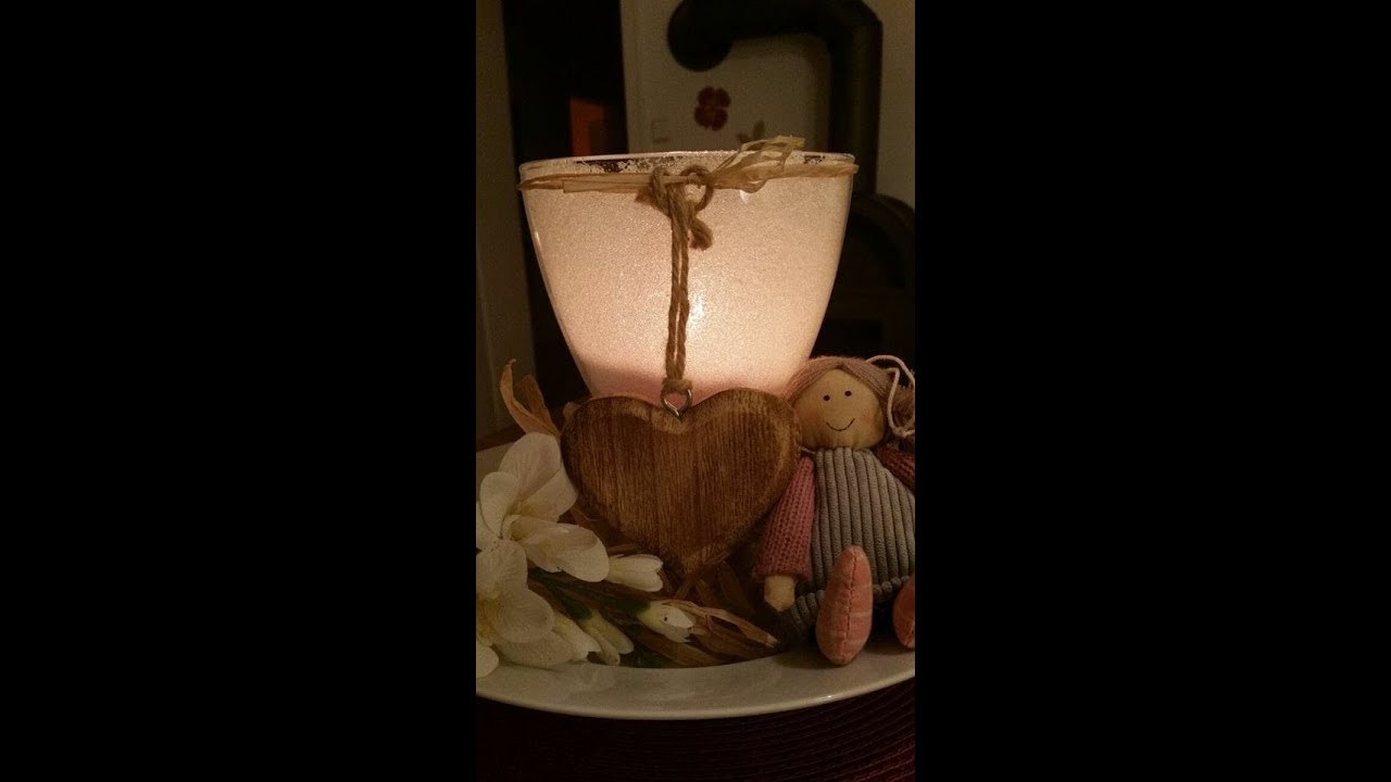 Weihnachtliche Zuckergläser basteln | DIY Winter Windlicht