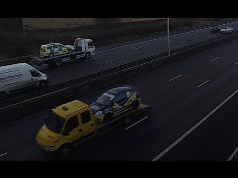 M1 J23-J23A Butthole Lane Bridge Time Lapse