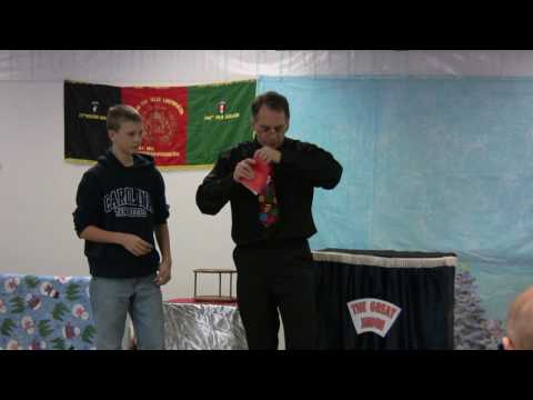 Santa Hat Paper Tear Magic Routine