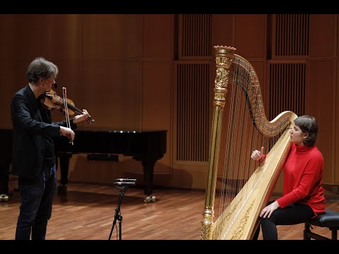 Improvisation over a Christmas Carol | Henning Kraggerud violin, Sophie Steiner harp クリスマスキャロルの即興演奏