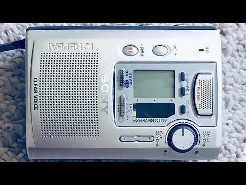 SONY TCM-900 Walkman Cassette Corder, Top Silver ! Working