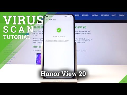 How to Perform Virus Scan on Honor View 20 - Detect Malware