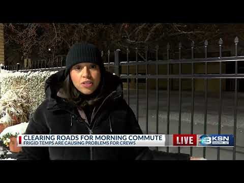 Crews clearing Wichita roads for morning commuters