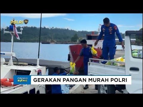 POLAIRUD POLDA MALUT LAKSANAKAN GERAKAN PANGAN MURAH DI DESA PESISIR KEPULAUAN SULA