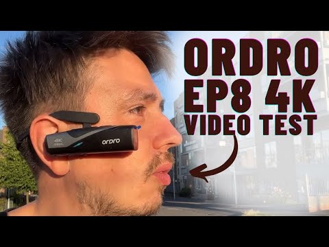 ORDRO EP8 4K Wearable Video Camera REVIEW | Video Test