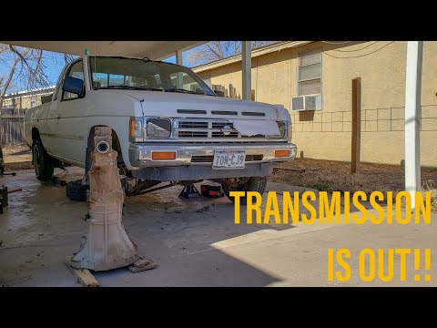 Hardbody Transmission Replacement|Part 1 Removal