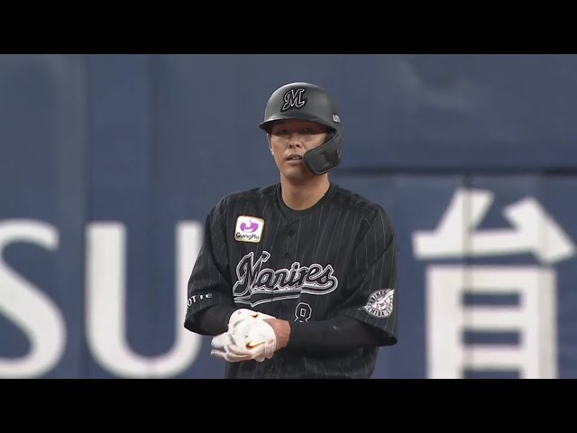 【3回表】マリーンズ・中村 序盤で突き放す2点タイムリーヒット!! 2020/10/25 B-M