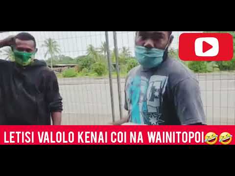Emosi Diani [ Letisi Valolo kenai coi na Wainitopoi ] Laucala Market #funnyvideo