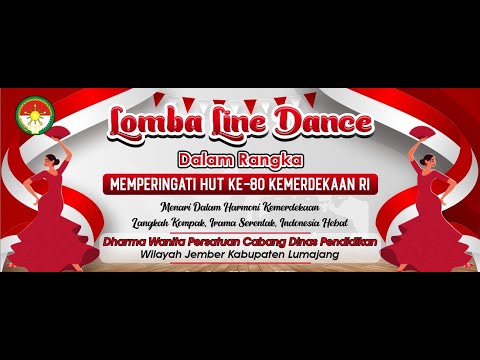 Lomba Line Dance - DWP Cabang Dinas Pendidikan Wilayah Jember Kabupaten Lumajang