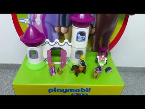 Playmobil123 Neuheiten 2018 9389 Schlösschen mit Stapelturm + 9390 Pferdekutsche