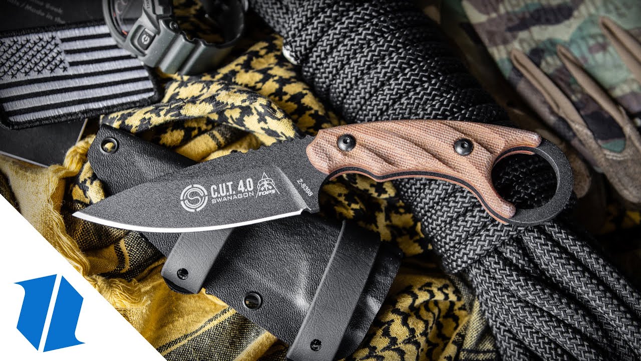 TOPS Knives C.U.T. 4.0 Knife | OD Green Micarta | Blade HQ TOPS Knives C.U.T. 4.0 Knife | OD Green Micarta | Blade HQ