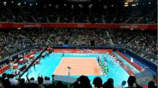 preview picture of video 'Earls Court - London 2012 - Volleybal - Argentina vs Bulgaria'