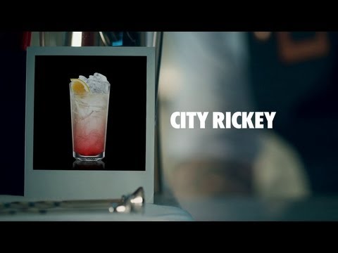 CITY RICKEY DRINK RECIPE - HOW TO MIX