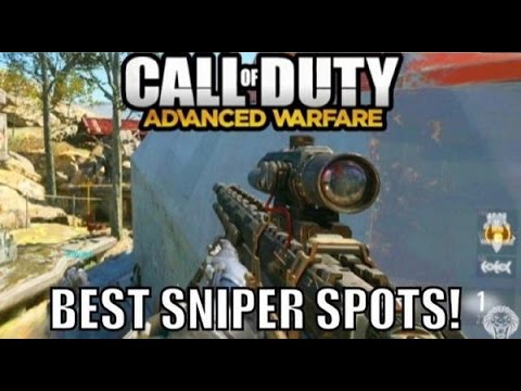BEST SNIPER SPOTS in ADVANCED WARFARE!! Call of Duty Lines of Sight *CoD AW*