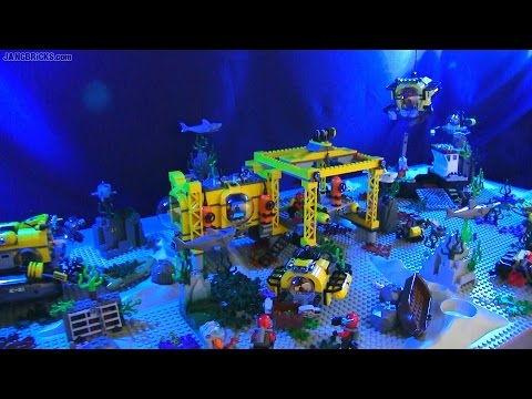LEGO City 2015 Deep Sea Exploration sets together