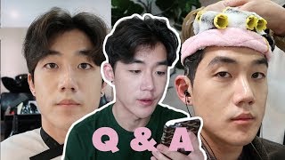 Hair Q&A | What haircut should i ask for? Korean Perms?  | 남자 가르마펌