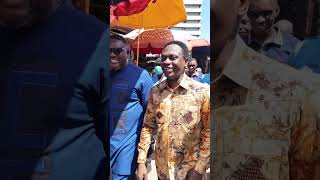 Apostle Eric Nyamekye takes the gospel to the busy streets of the Accra Business Centre.