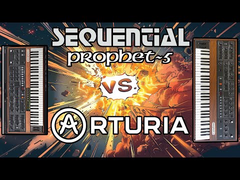 Analog vs. Digital: Prophet 5 Rev 4 vs. Arturia Prophet V - NO TALKING