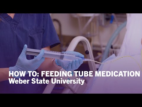 How to Administer Medication Through a Feeding Tube